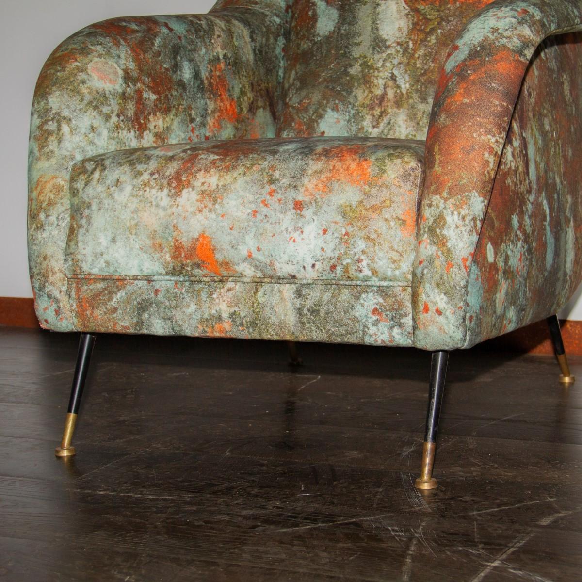 Rare Pair of Carlo di Carli designed Italian Armchairs, 1950s 3