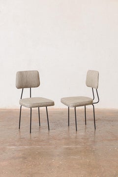 Rare pair of chairs by Carlo Hauner
