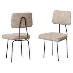 Rare pair of chairs by Carlo Hauner