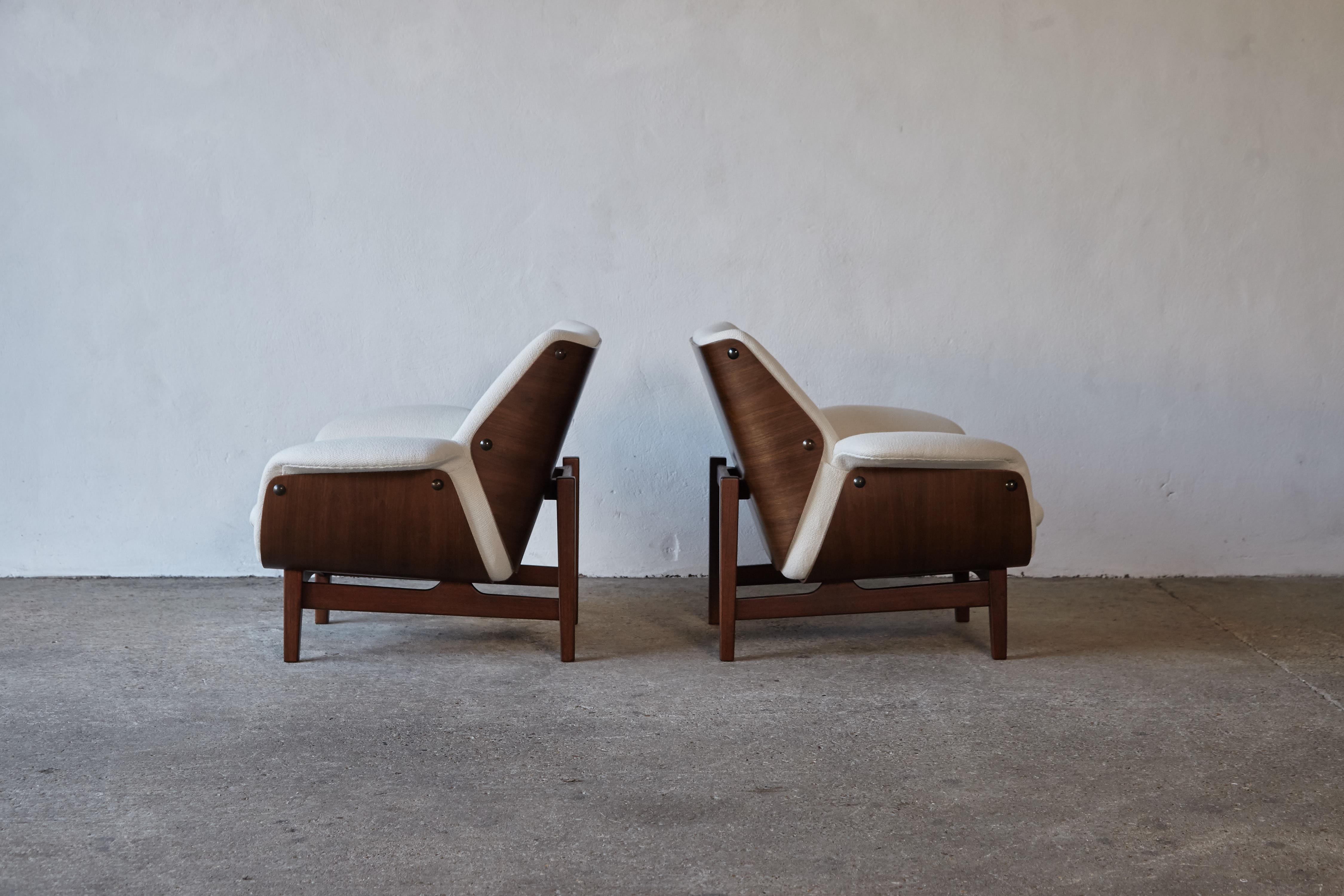 Rare Pair of Chairs, by Charles F Joosten for Interstyle, Italy, 1960s 2