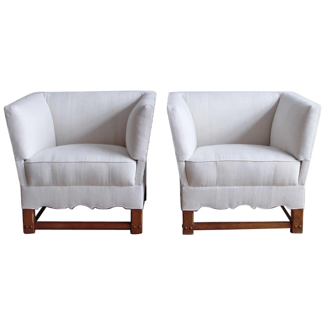 Rare Pair of Chairs from "The Spanish Set" by Elias Barup For Sale