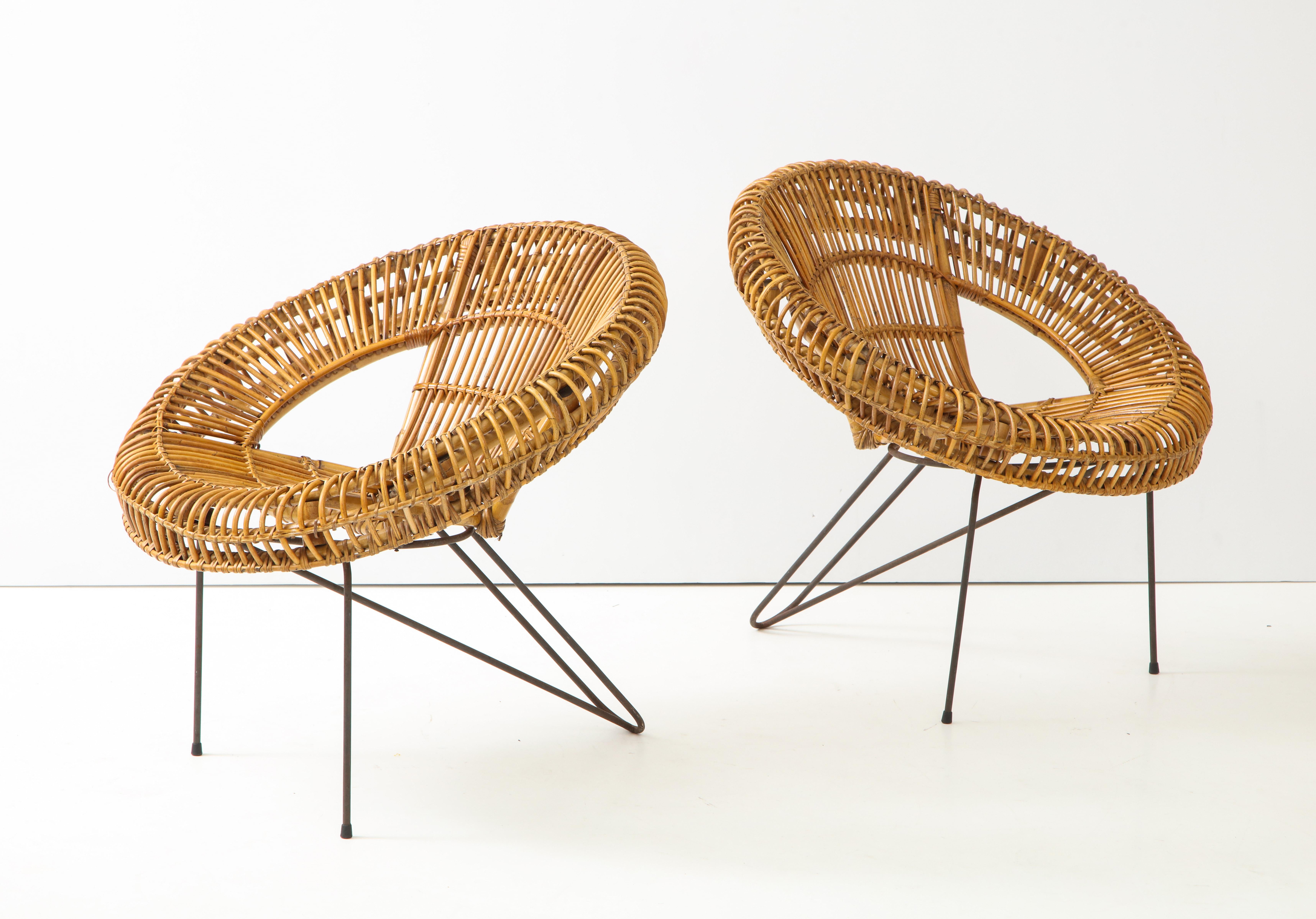 Pair of Chairs, Janine Abraham & Dirk Jan Rol, Italy, 1950s 5