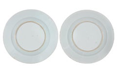 Rare Pair of Chinese Export Porcelain 'Table Bay' or 'Cape of Good Hope' Plates
