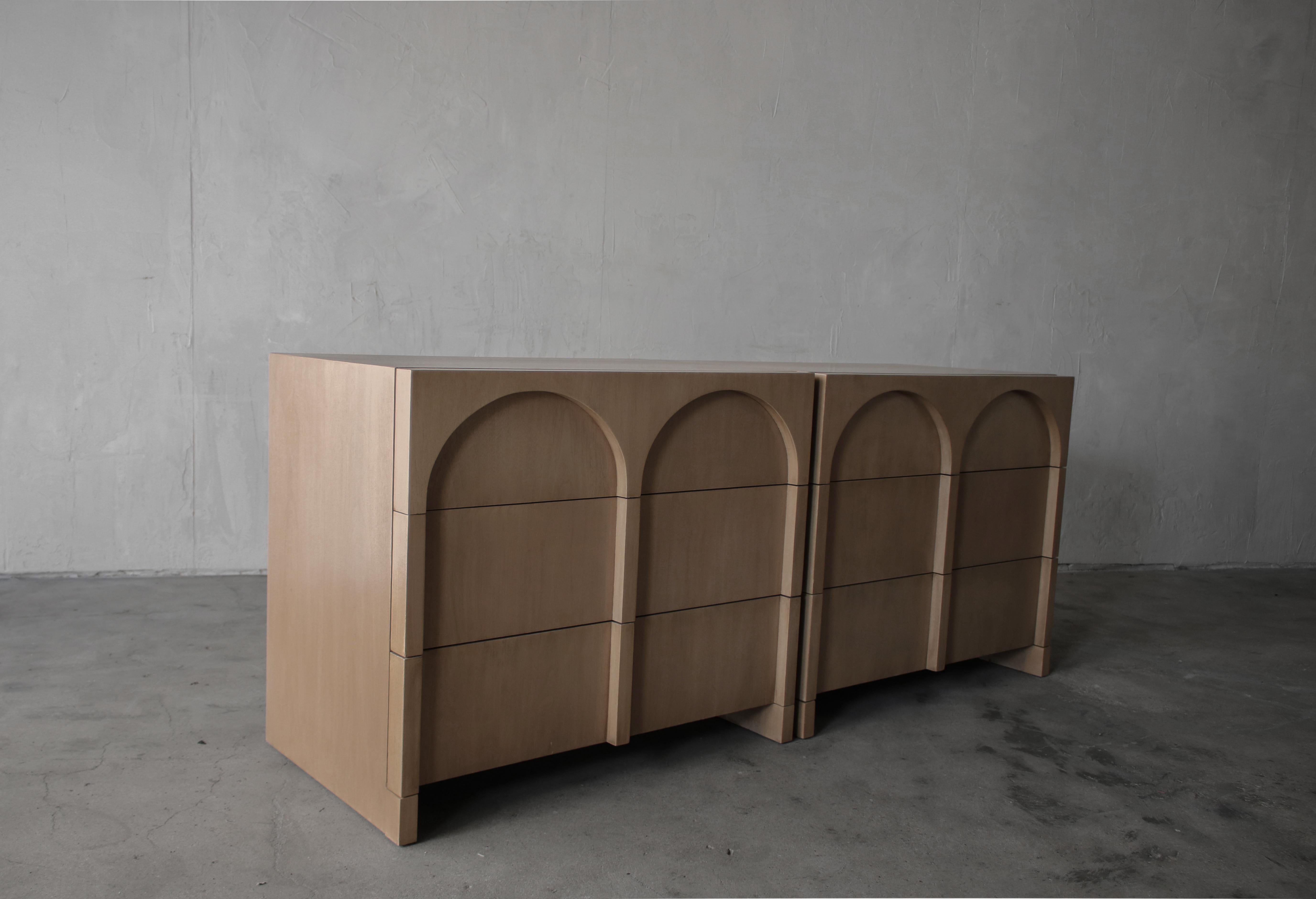 Rare Pair of Colosseum Cabinets by Widdicomb In Good Condition In Las Vegas, NV