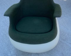 Rare "Culbuto" Armchairs Large Model with High Back Design by Marc Held