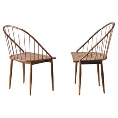 Rare paire de chaises Curva de Joaquim Tenreiro