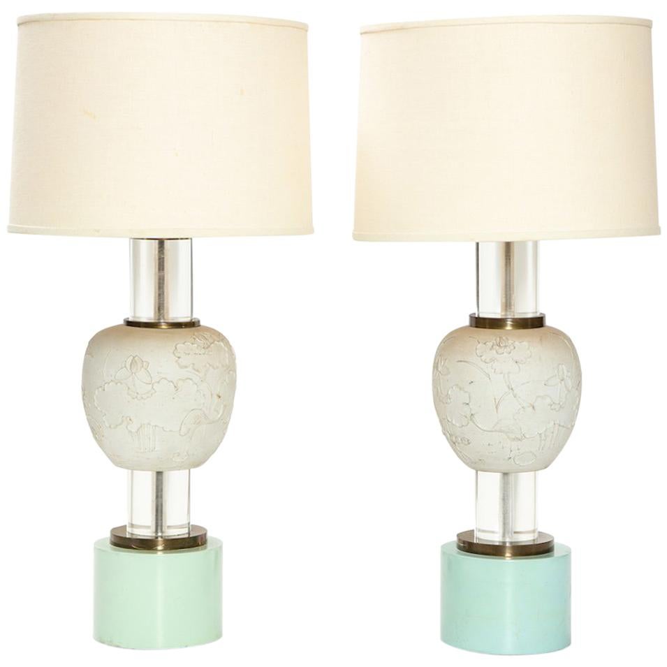 Rare Pair of Custom Table Lamps by William "Billy" Haines
