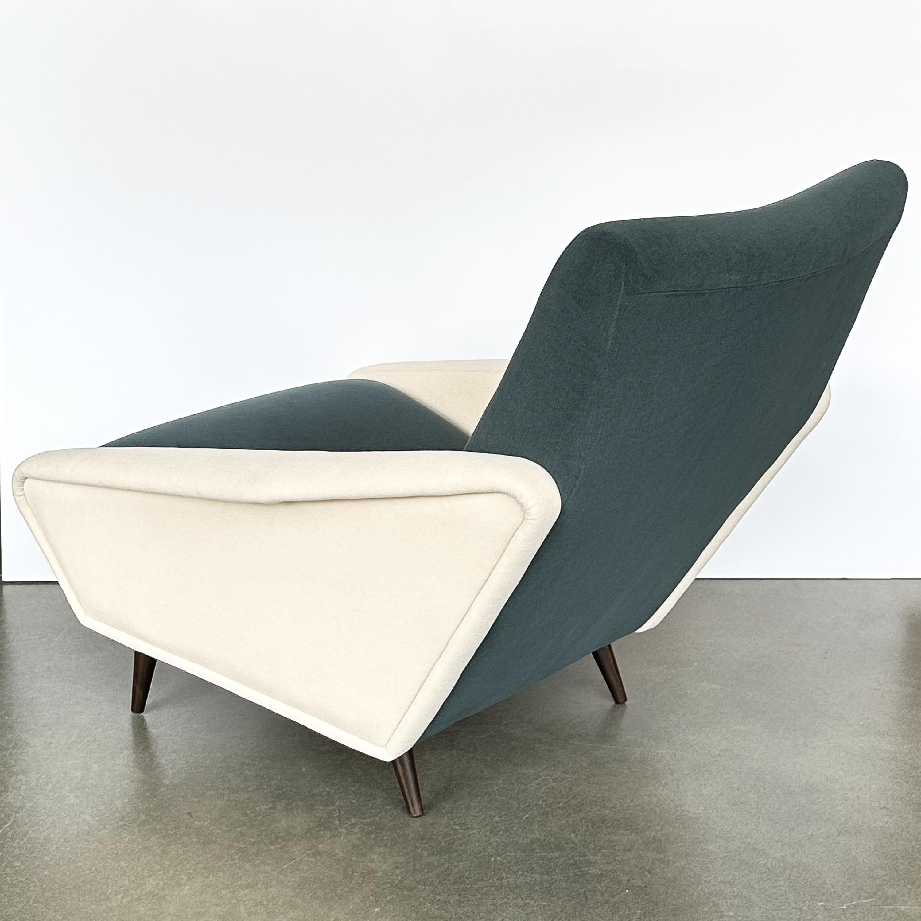 Seltenes Paar Distex-Loungesessel von Gio Ponti 5