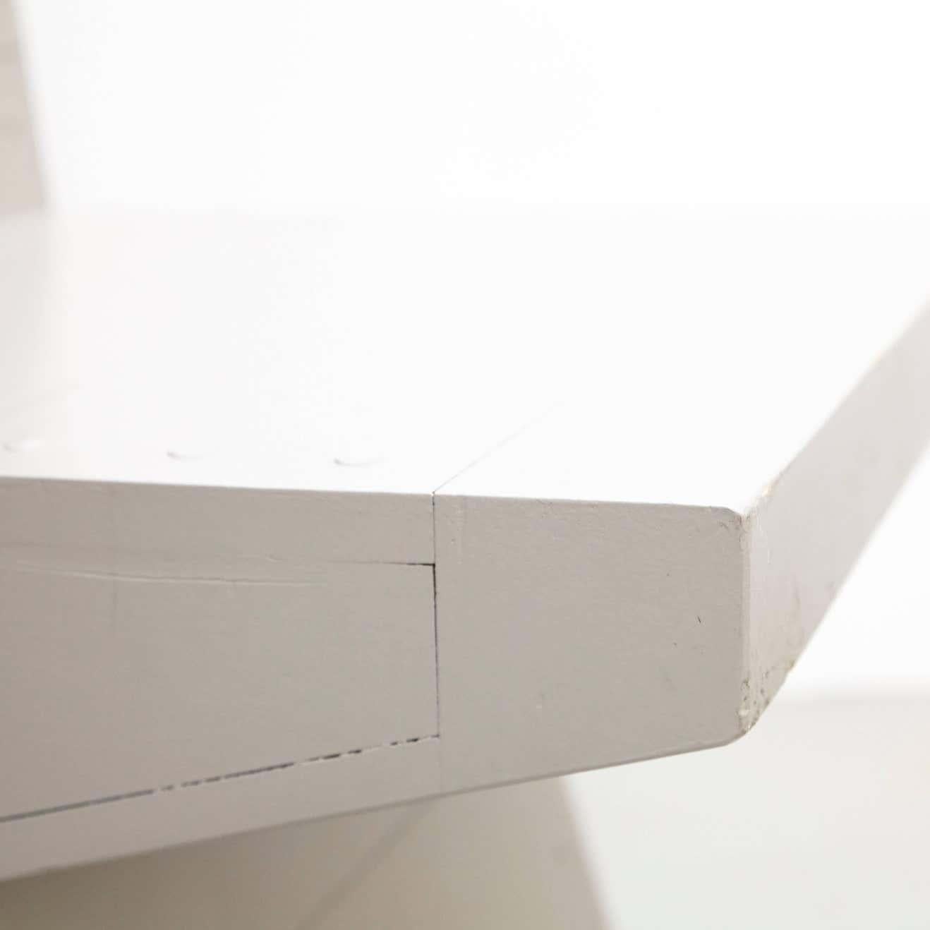 Rara coppia di sedie Dom Hans van der Laan Easy in legno grigio in vendita 4