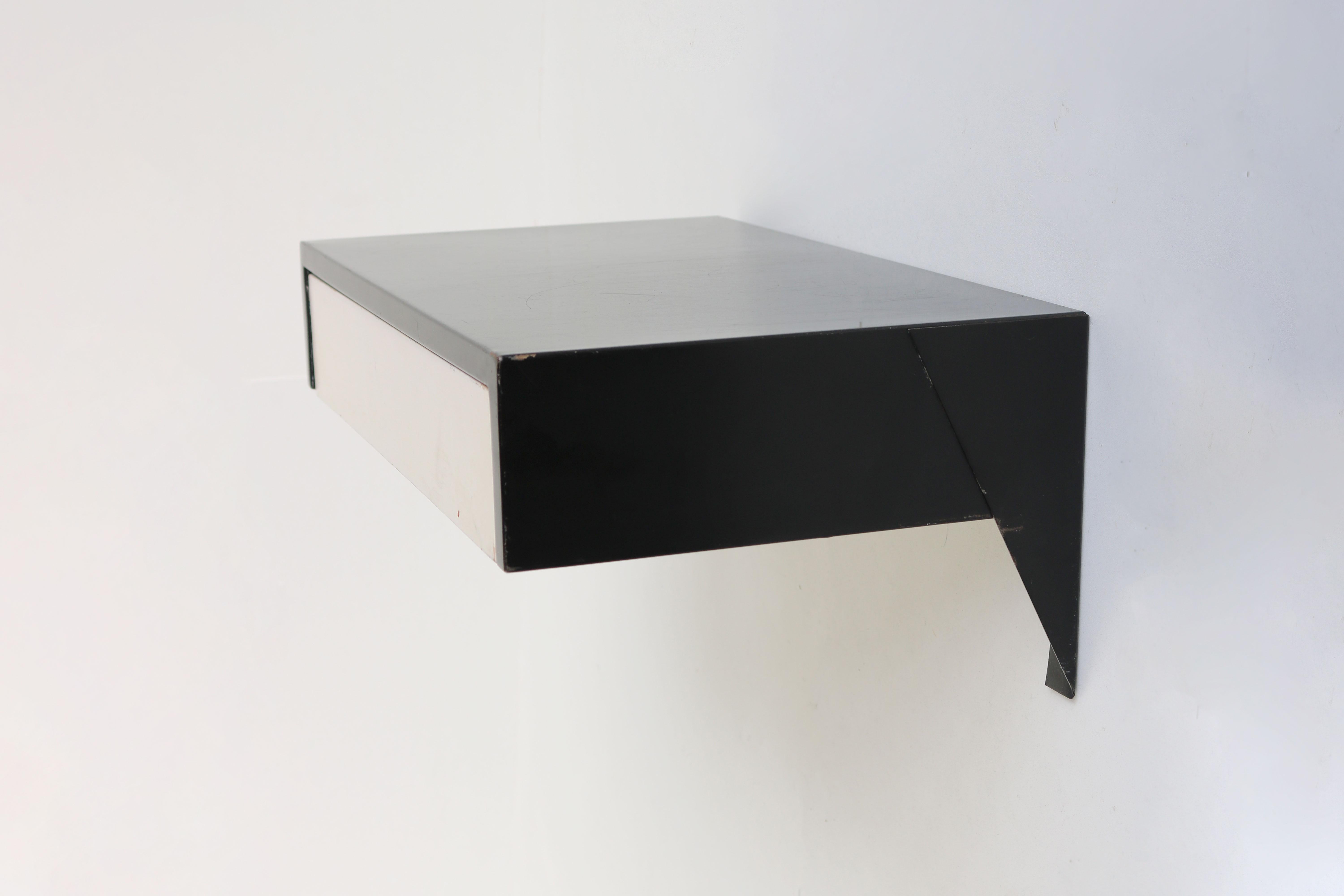 Mid-Century Modern Rare Pair of Drawer Units DD01 by Martin Visser for 'T Spectrum 1950 Black White