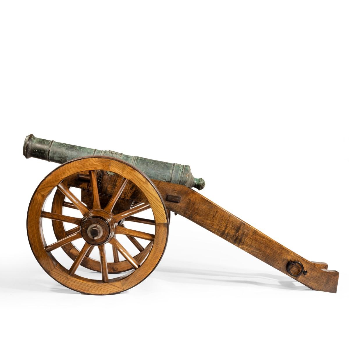 Rare Pair of Early 18th Century Venetian Cannon 12