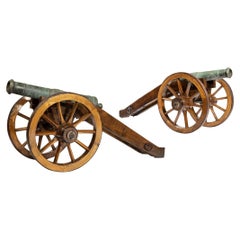 Rare Pair of Early 18th Century Venetian Cannon