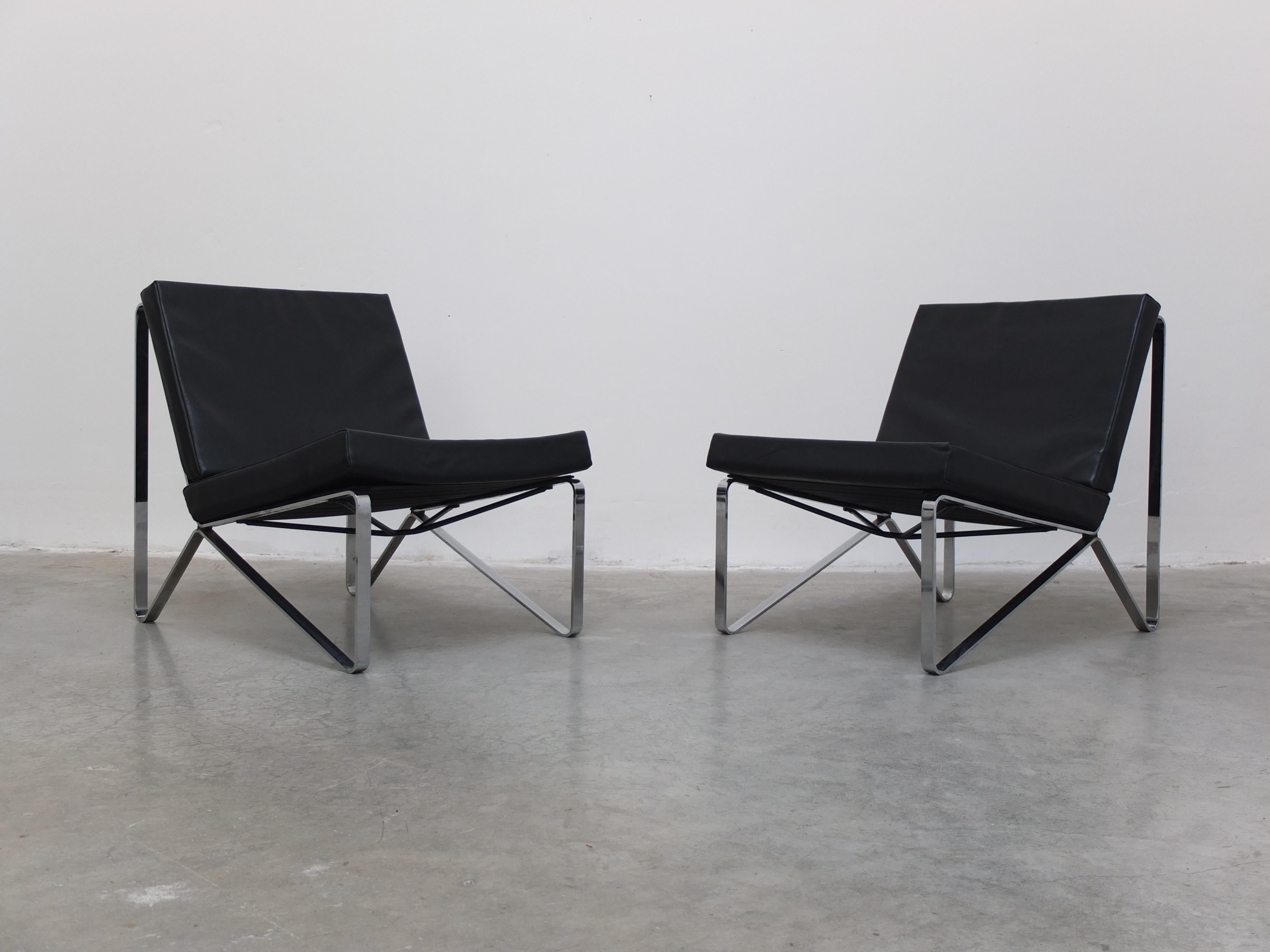 Raro par de butacas de Hartmut Lohmeyer para Mauser Werke Waldeck, 1957 en Bueno estado para la venta en Antwerpen, VAN