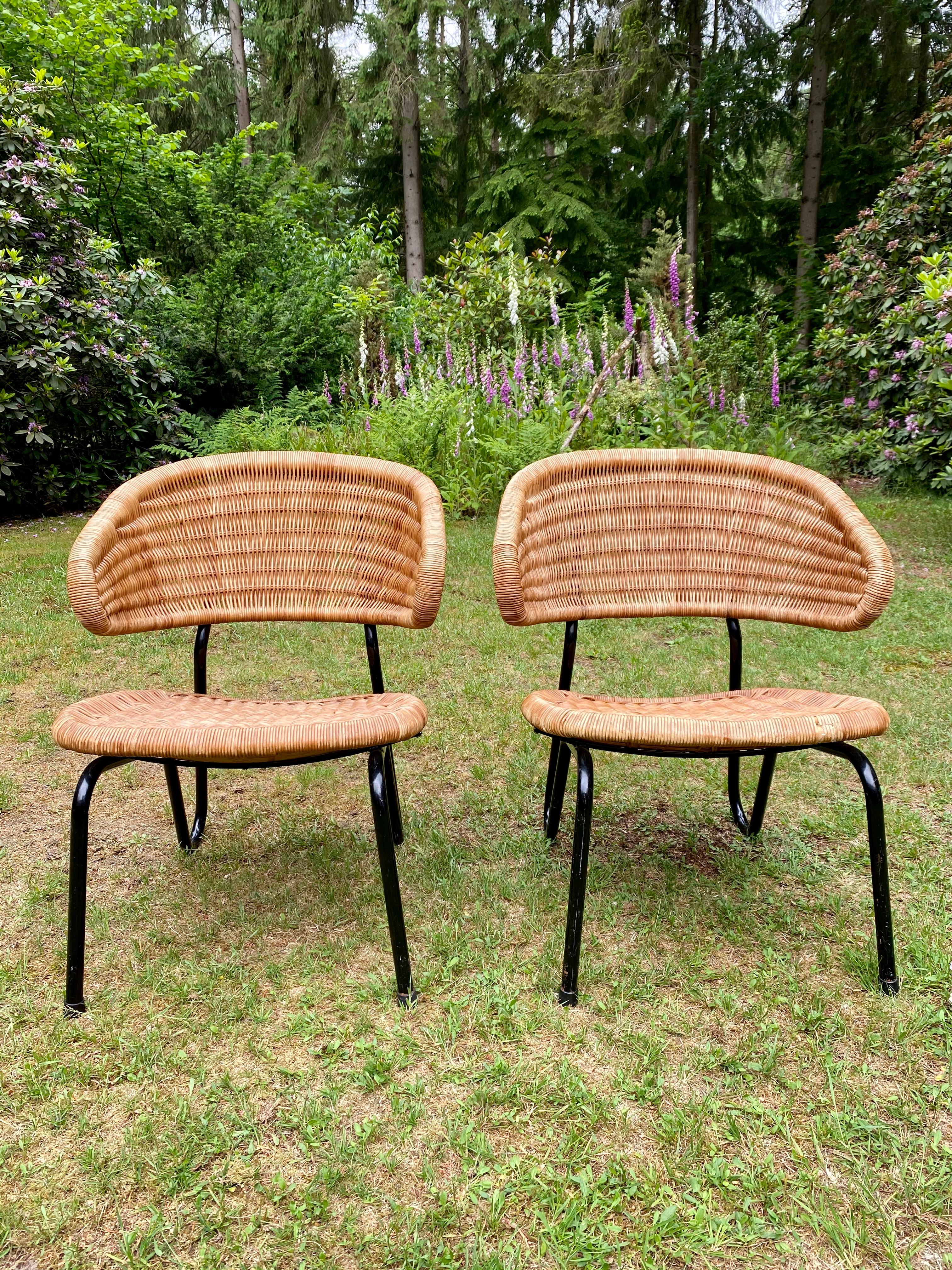 Pair of Easy Chairs, Model 568, by Dirk van Sliedregt for Gebr. Jonkers, 1954  9