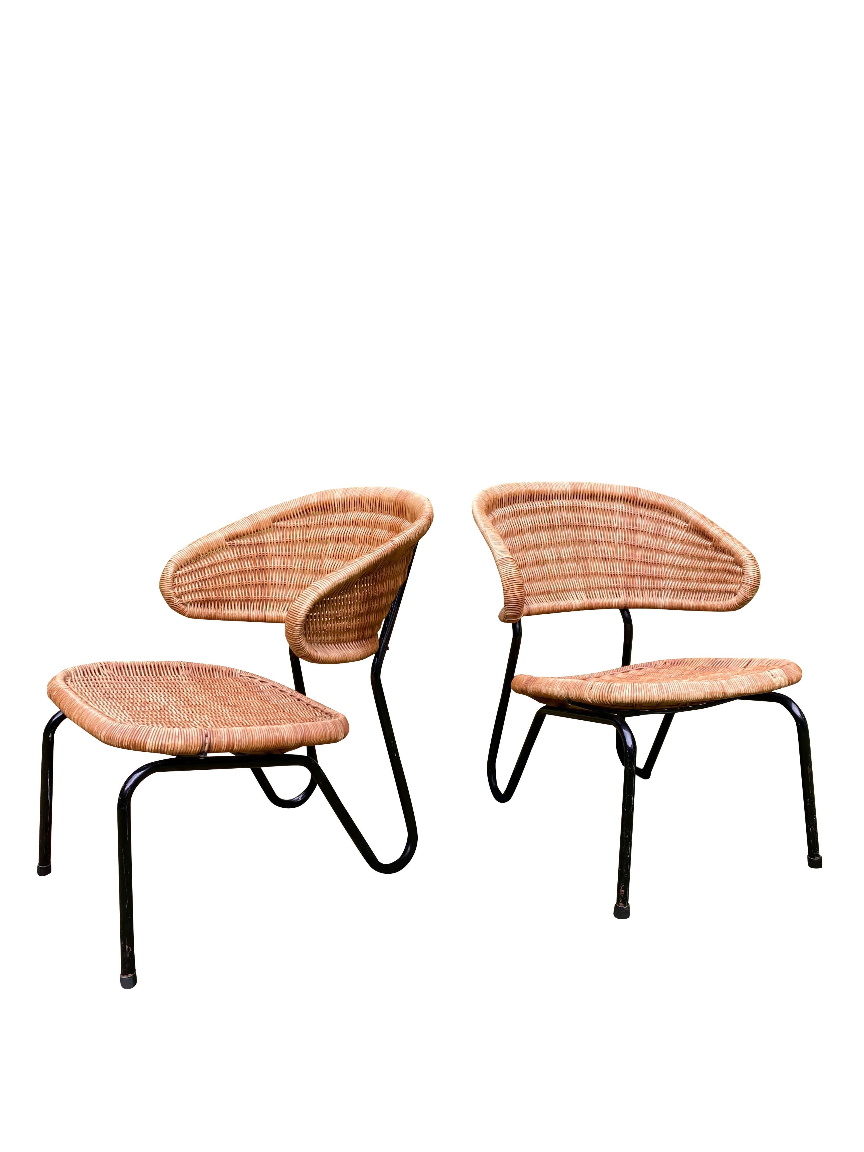 Pair of Easy Chairs, Model 568, by Dirk van Sliedregt for Gebr. Jonkers, 1954  10