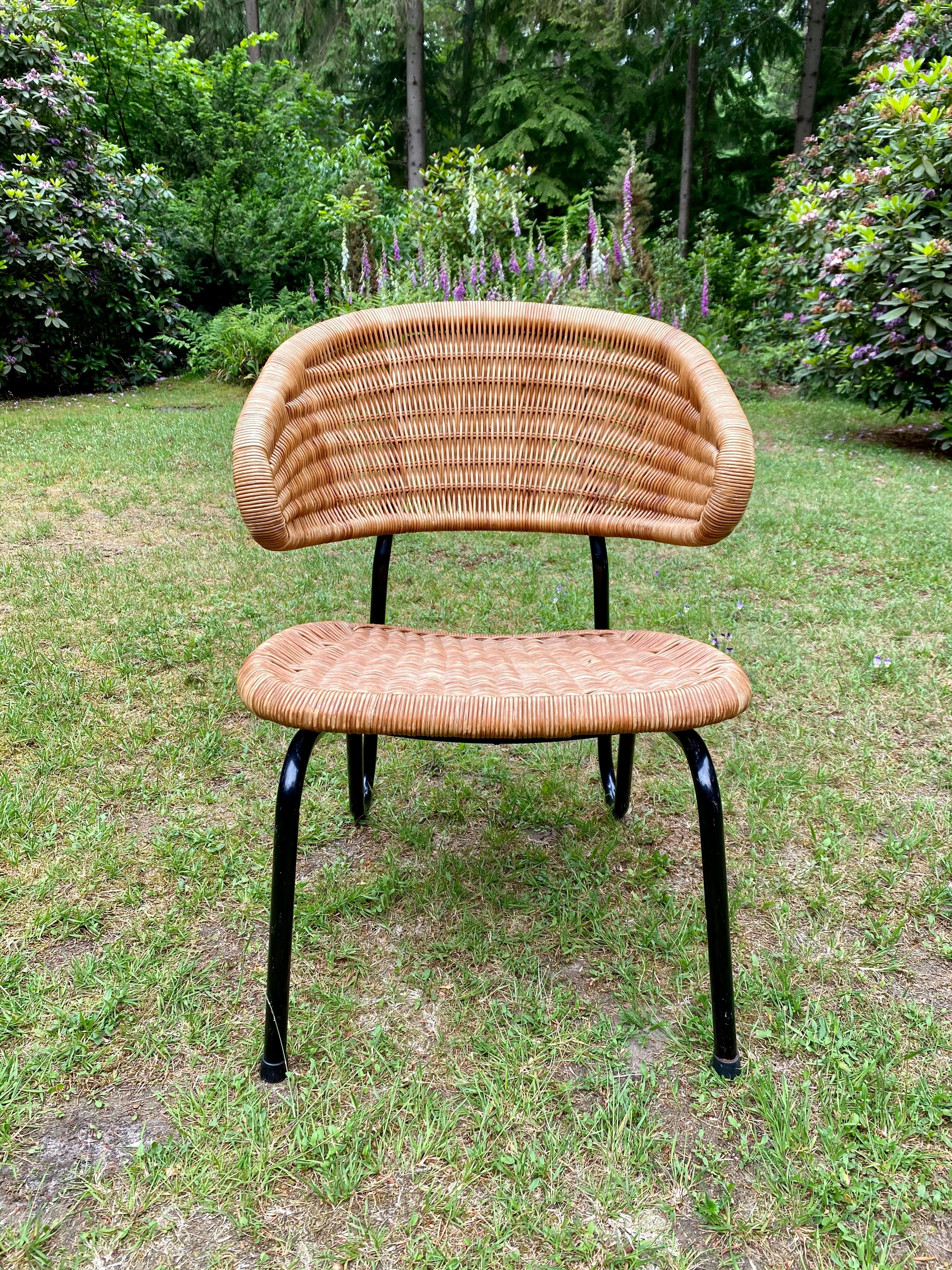 Mid-Century Modern Pair of Easy Chairs, Model 568, by Dirk van Sliedregt for Gebr. Jonkers, 1954 