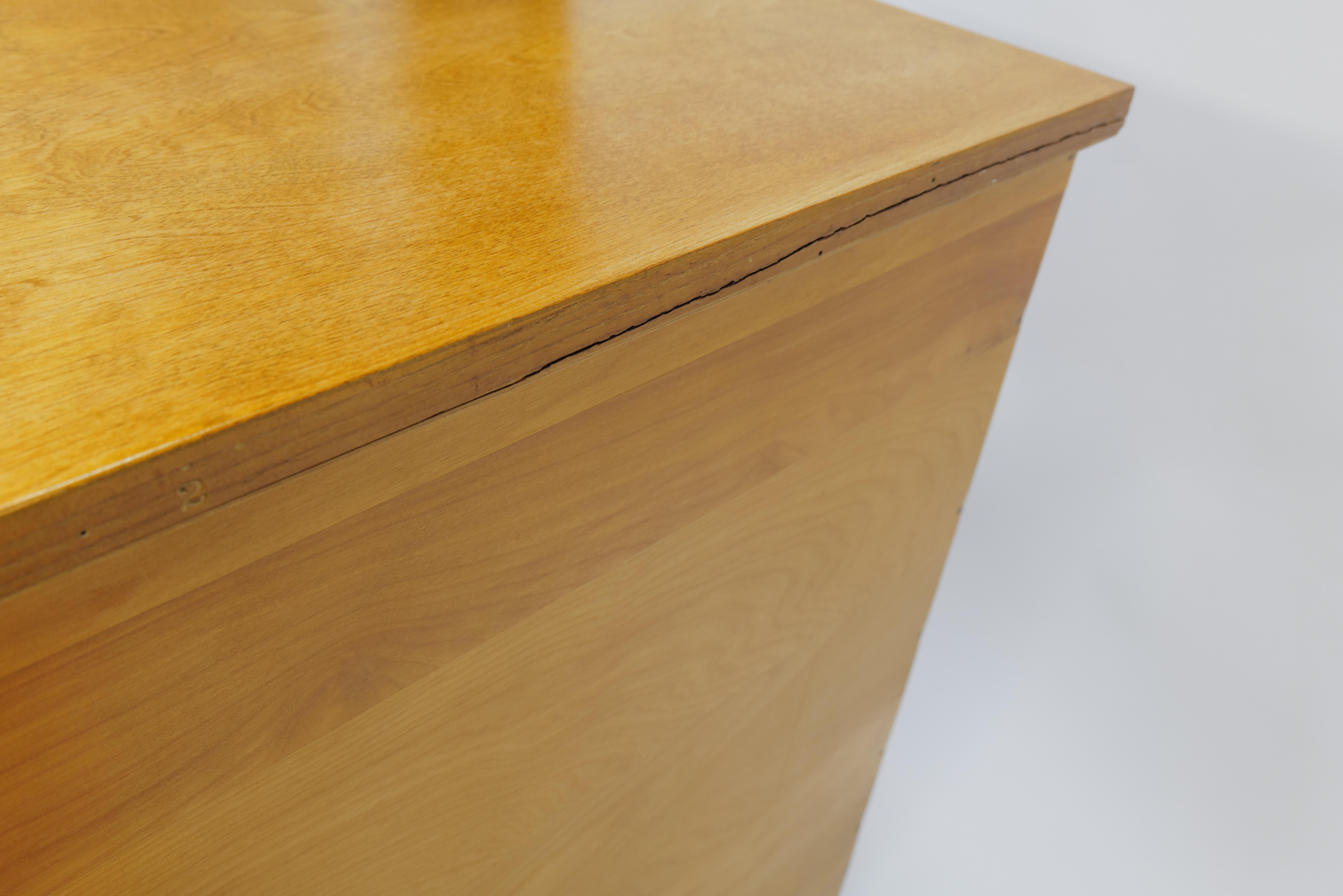 Rara coppia di cassapanche Eliel & Pipsan Saarinen per Johnson Furniture, anni '40 in vendita 3