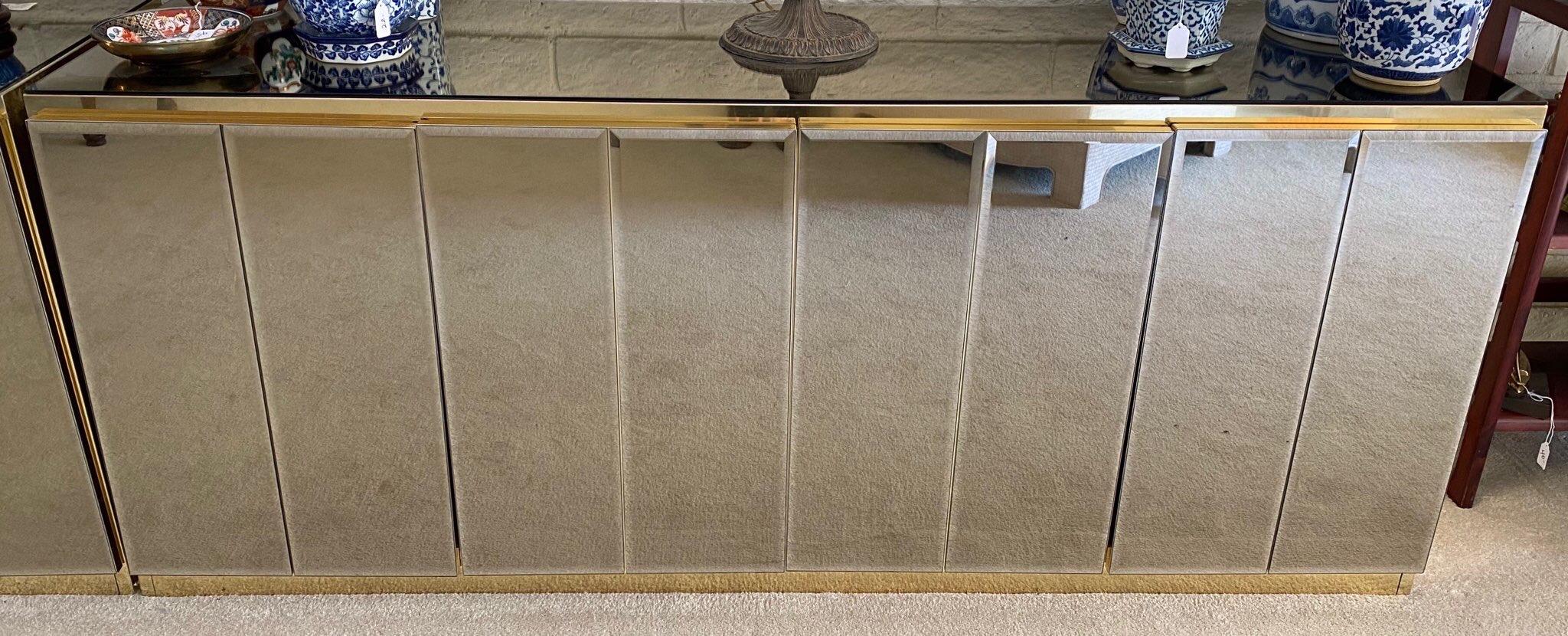 mirror credenza