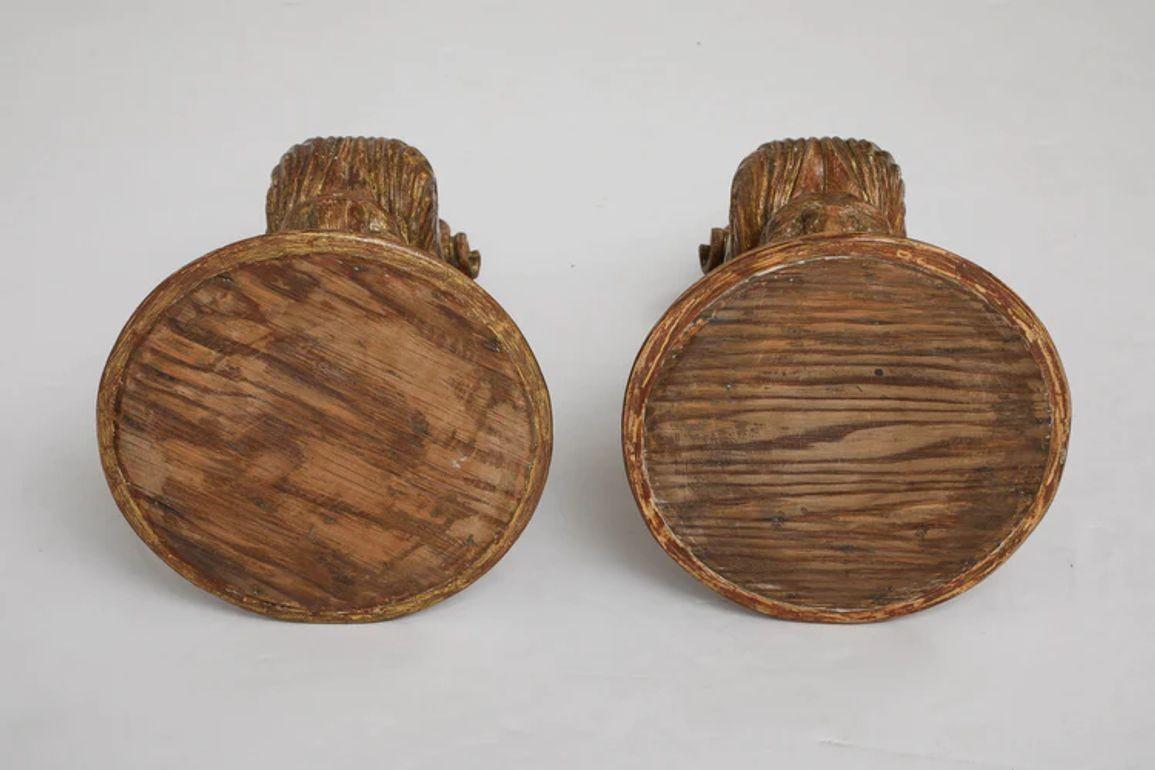 Début du XIXe siècle Rare paire de consoles anglaises en bois doré en vente