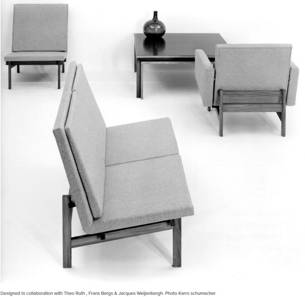 Rare pair of F181 lounge chairs by Kho Liang Le & Theo Ruth for Artifort 1958 For Sale 7