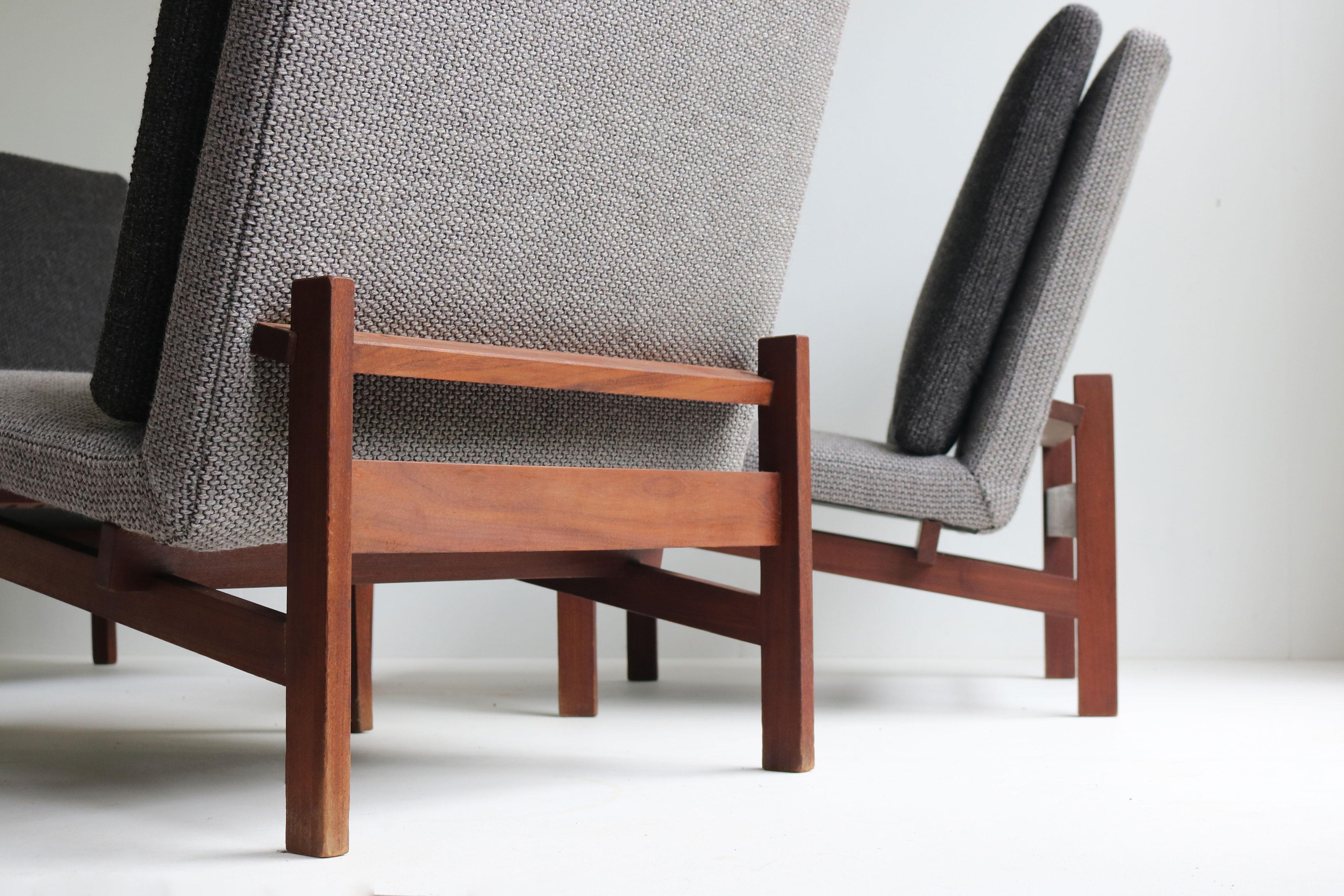 Mid-20th Century Rare pair of F181 lounge chairs by Kho Liang Le & Theo Ruth for Artifort 1958 For Sale