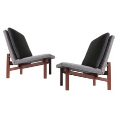 Raro par de tumbonas F181 de Kho Liang Le & Theo Ruth para Artifort 1958