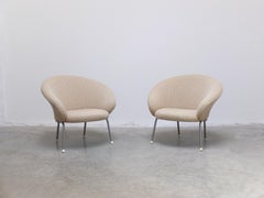 Rare Pair of 'F570' Lounge Chairs by Pierre Paulin for Artifort, 1963