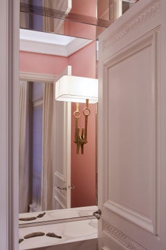 Rare paire de lampes murales Felix Agostini Etrier, vers 1960