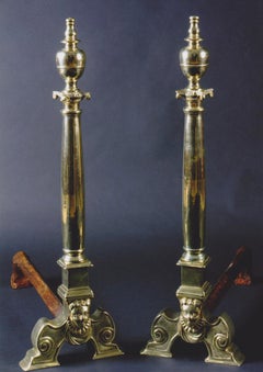 Paire rare de chiens de feu