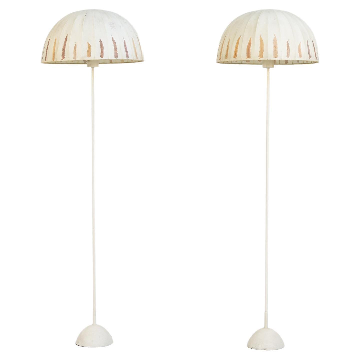 Paire de lampadaires rares de Hans Agne Jakobsson pour Markaryd, années 1960 