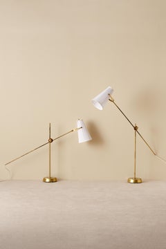 Raro par de Lámparas de pie de Hans Bergström, años 50