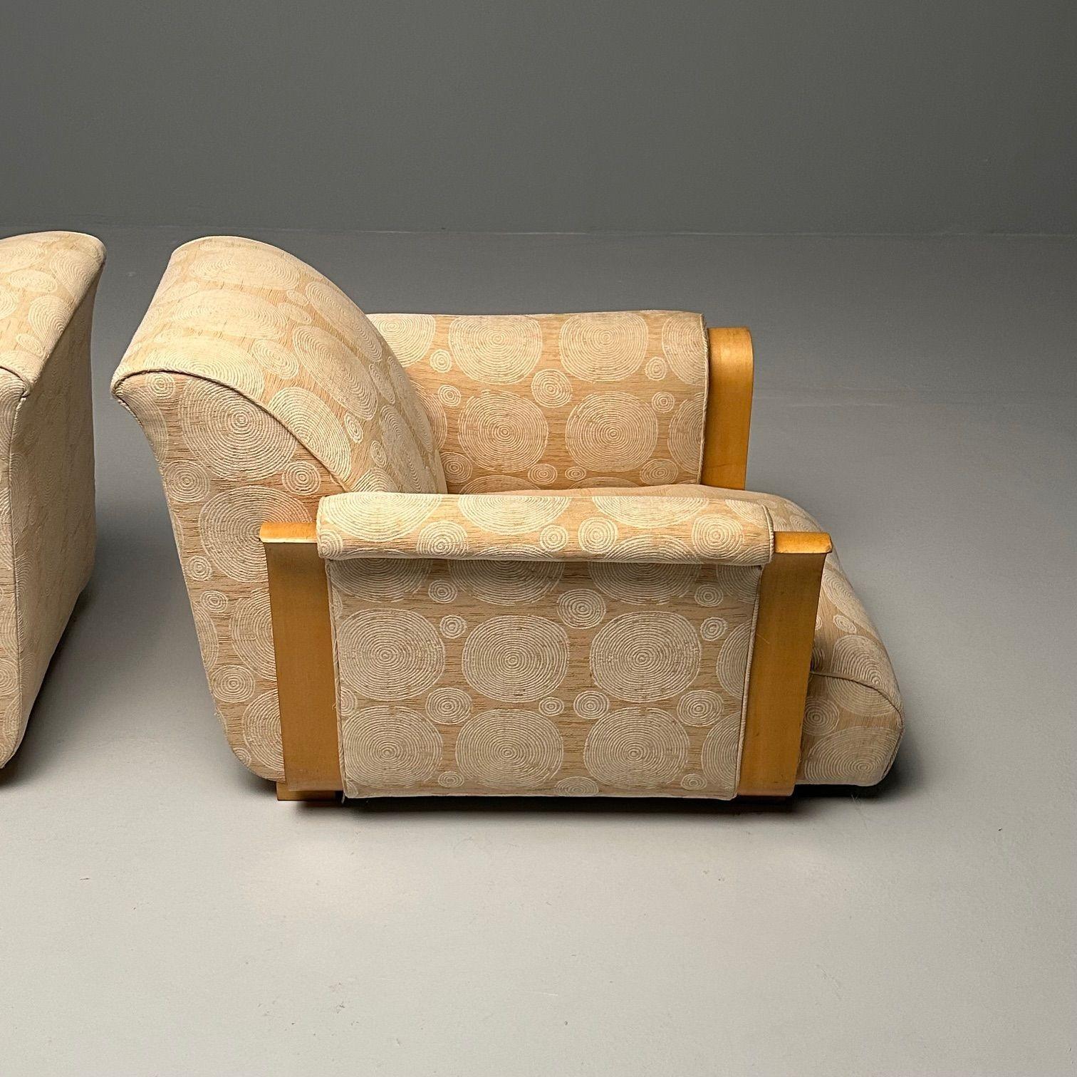 Rare Pair of French Art Deco Lounge Chairs by Michel Dufet, France, 1930s 6