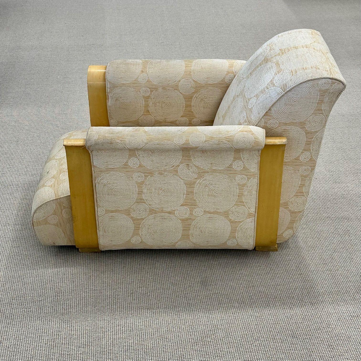 Rare Pair of French Art Deco Lounge Chairs by Michel Dufet, France, 1930s 10