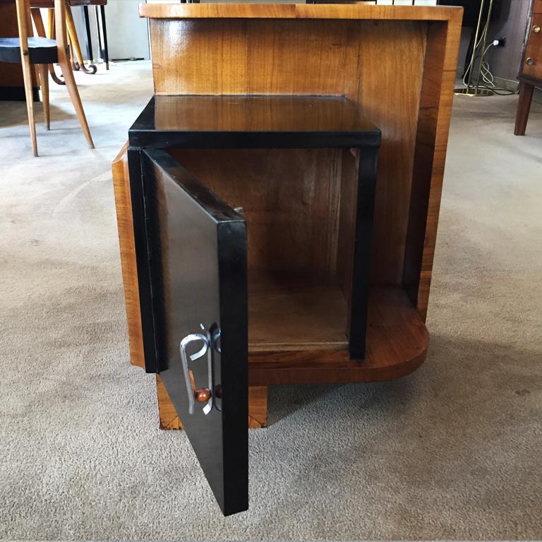 Rare Pair of French Bedside Tables 1930s In Excellent Condition In Milan, IT