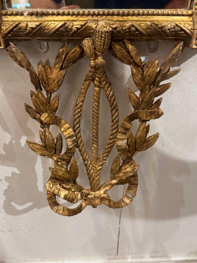Rare Pair of French Louis XVI Mirrors For Sale 1