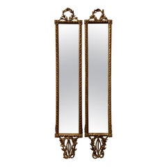 Rare Pair of French Louis XVI Mirrors