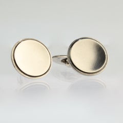 Rare Pair of Georg Jensen Sterling Silver Cufflinks Model No. 54