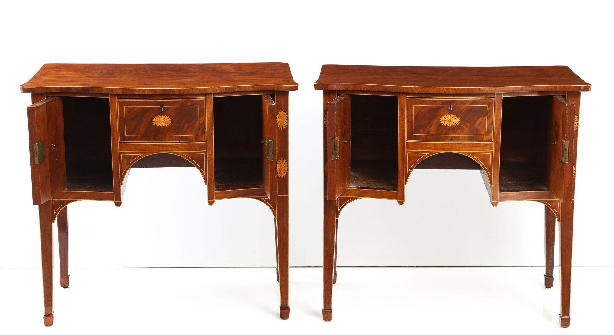 Rare Pair of Georgian Sideboards 1