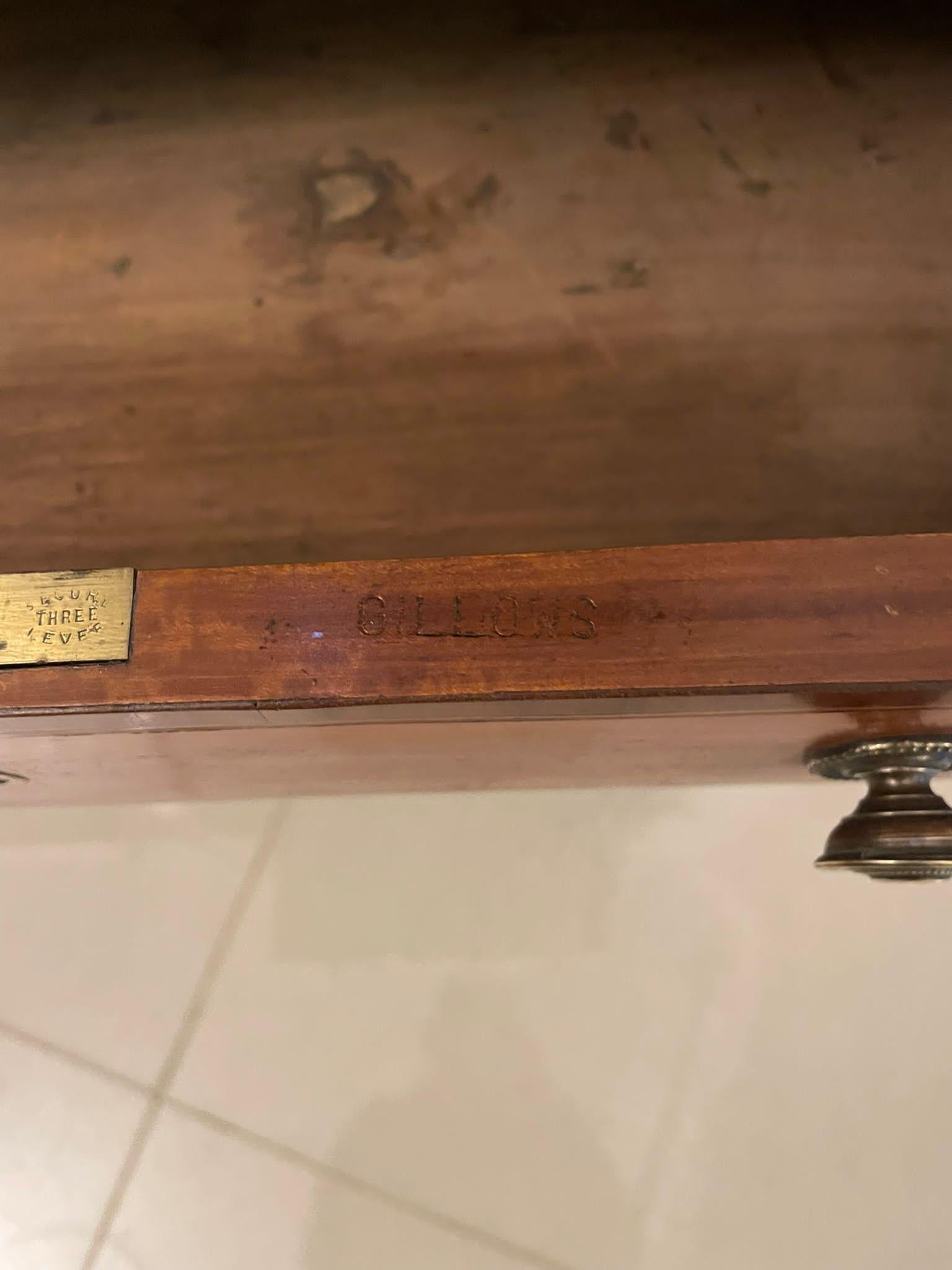 Rare Pair of Gillows Antique Quality Satinwood Waterfall Bookcases For Sale 8