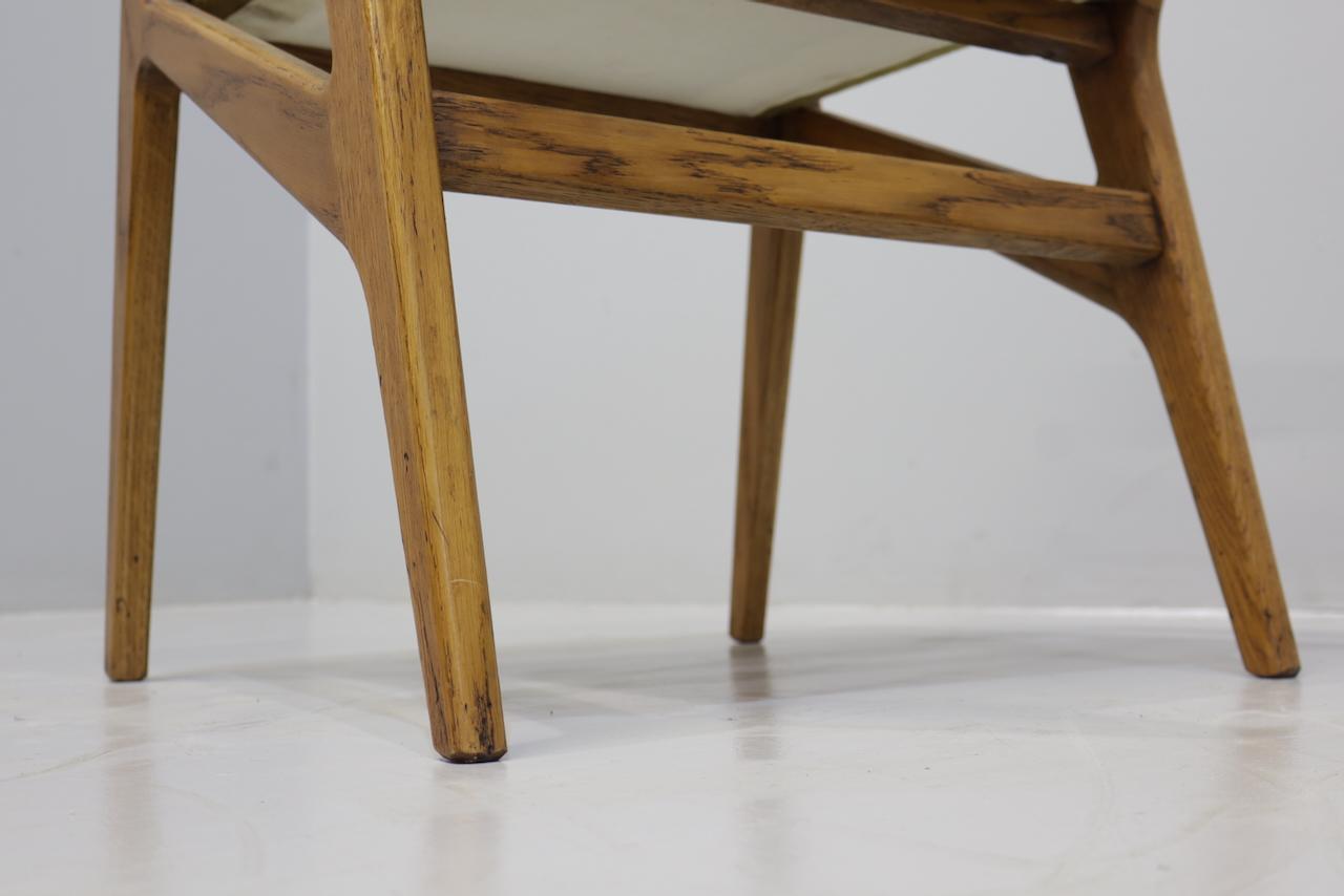 Raro par de taburetes con brazos Gio Ponti 687 para Cassina, Italia, 1953 en venta 6