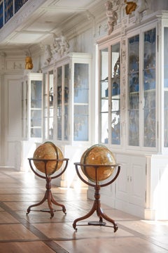 Rare Pair of Globes, London 1816/1828, John and William Cary