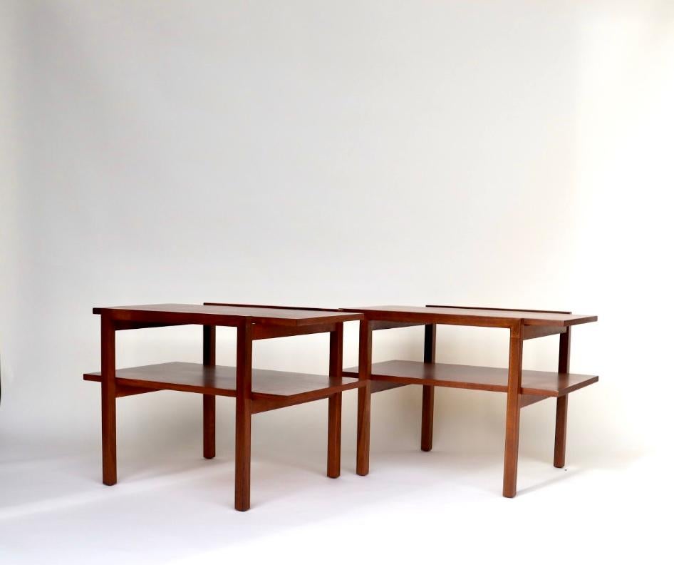 Mid-20th Century Rare Pair of Greta Grossman End Tables for Glenn of California