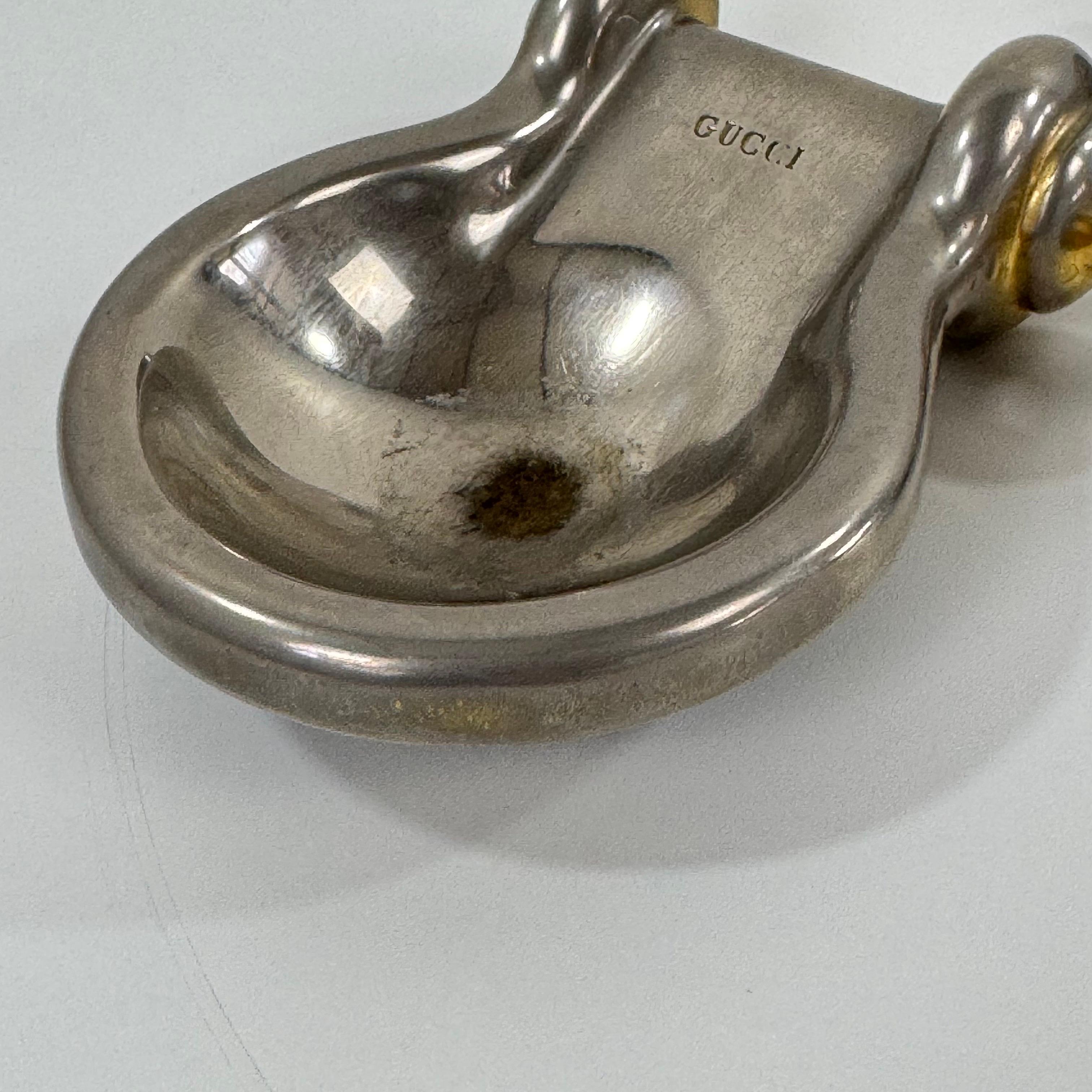 Métal Rare paire de Vide-Poche / Valets ou Cendriers Gucci, Aldo Gucci, début des années 1950 en vente