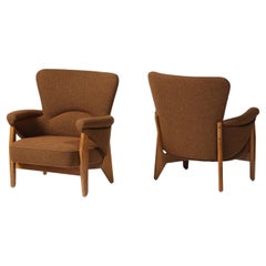 Rare paire de fauteuils Guillerme et Chambron, France, c.C. 1950
