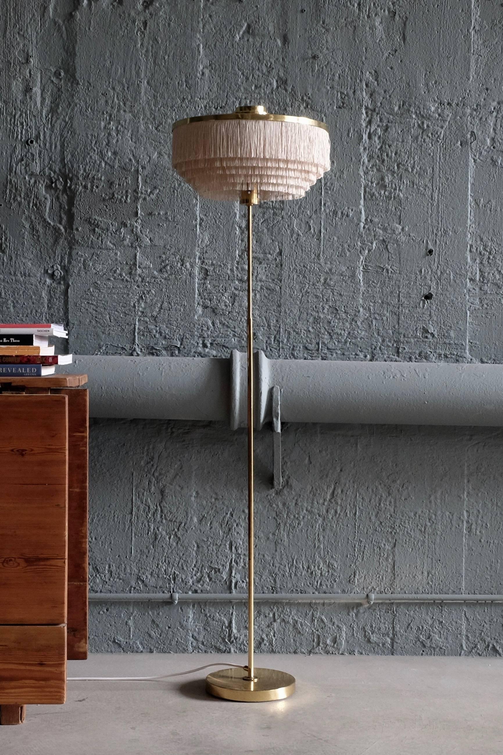 Scandinavian Modern Rare Pair of Hans-Agne Jakobsson Floor Lamp Model G-110, 1960s