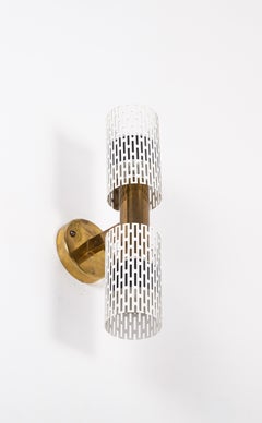 Rare Pair of Harald Notini Wall Lamps for Böhlmarks, 1950s