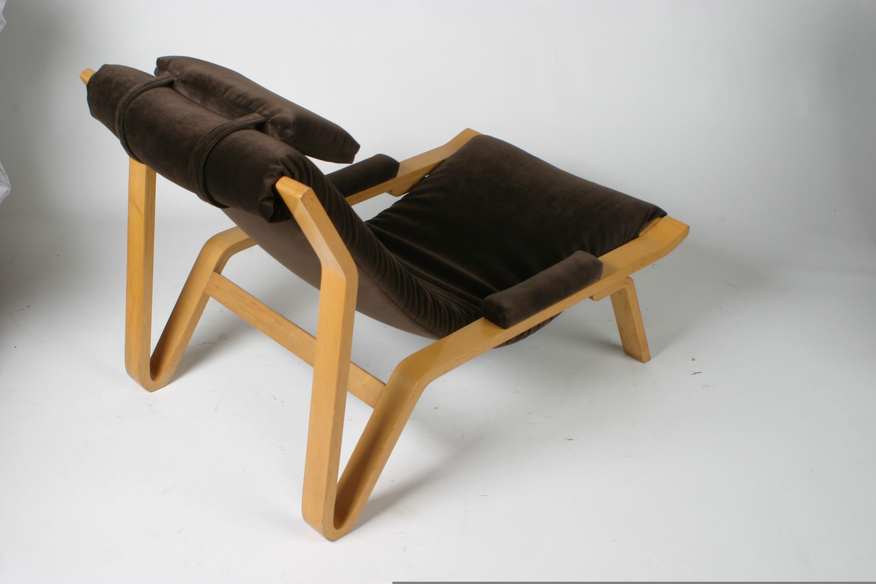 Seltenes Paar Harvey Probber Sling Chairs, um 1948 (Mitte des 20. Jahrhunderts) im Angebot