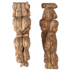 Rare Pair of Horns of Plenty, 17th Century