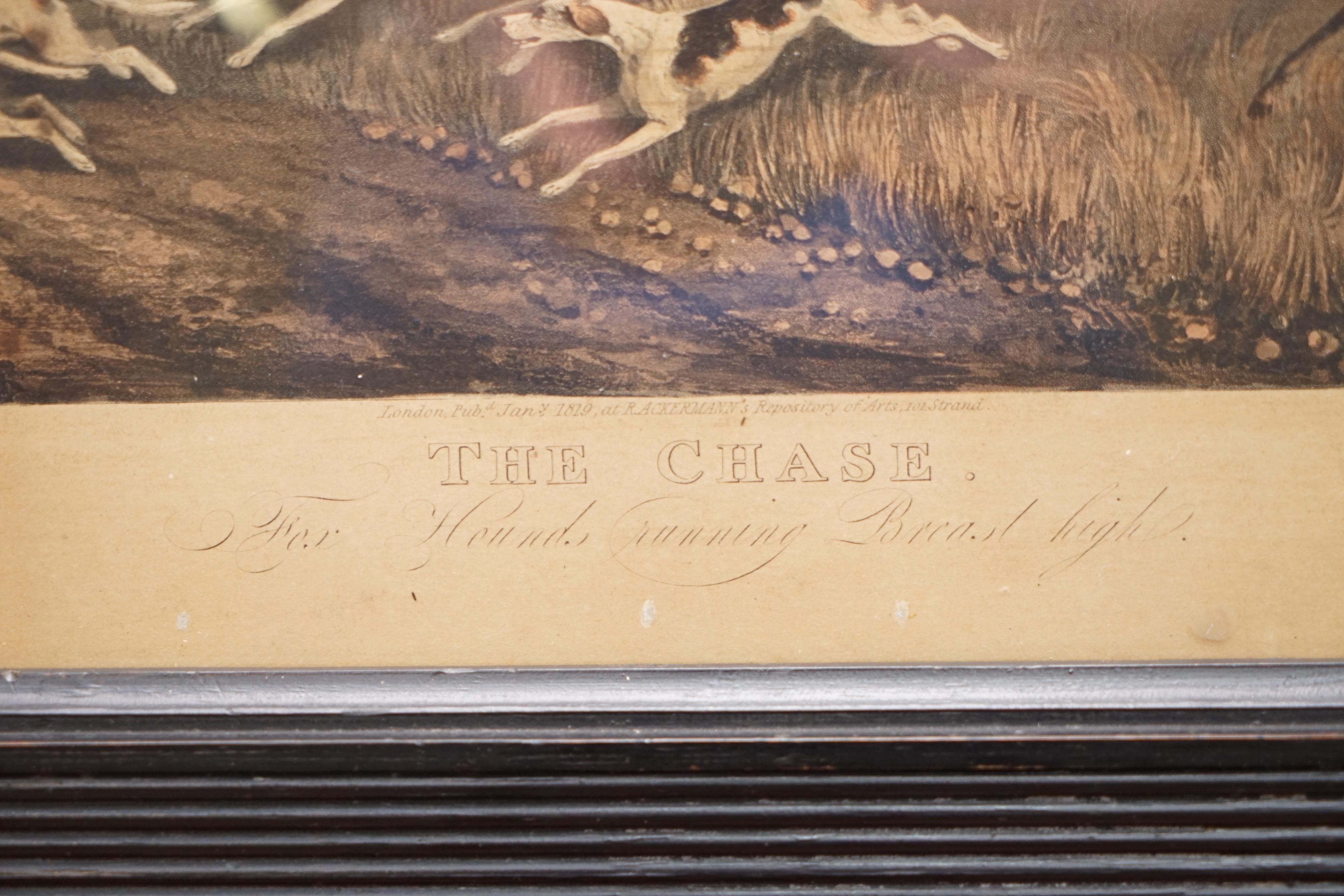 Rare paire d'estampes de chasse « La mort et la chase » de 1819, sculpture de Sutherland de T en vente 12