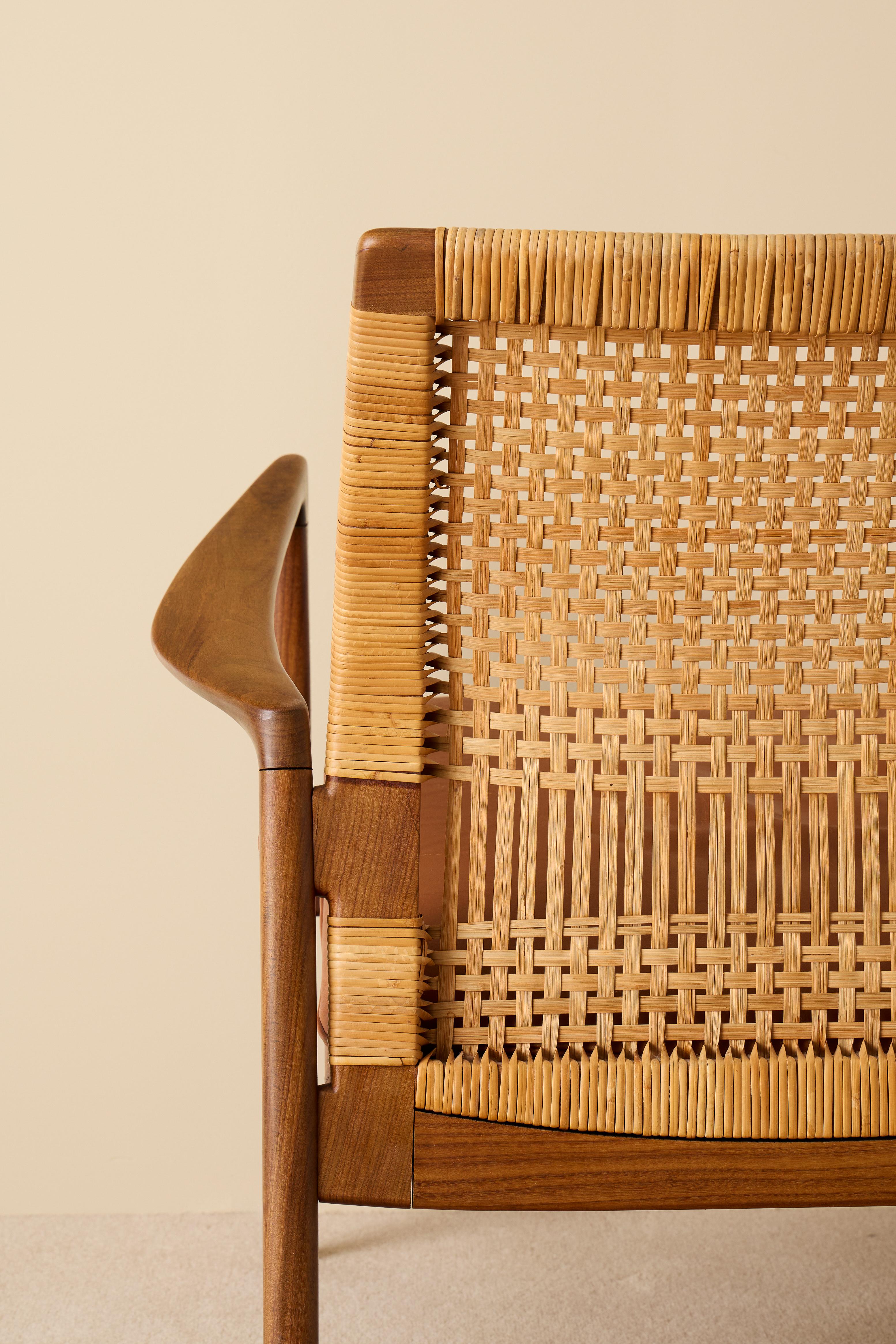 Rare paire de fauteuils Ib Kofod-Larsen 